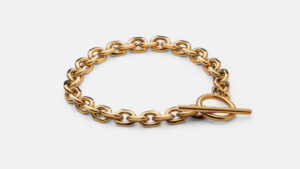Armband Unité Chain, guldpläterat stål