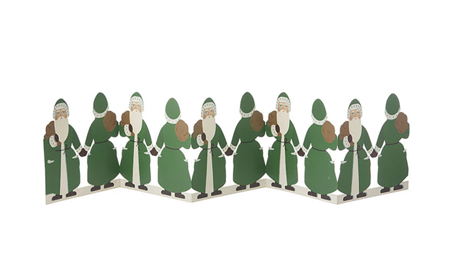 Bordsgirlang Santa 70 cm Forest