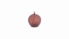 Oil lamp Round Cognac