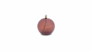 Oil lamp Round Cognac