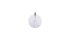 Oil lamp Round Clear Hammered