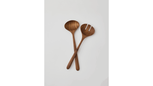 Salladsbestickset 2-pack, teakrot