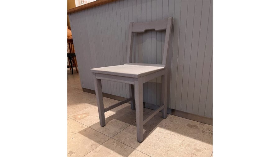 Stol Flinck äggoljetempra utställningsex.