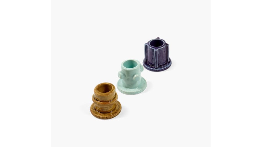 Ljusstake Molly mixade färger